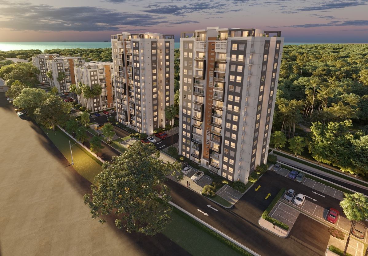 Torres de apartamentos en Autopista San Isidro