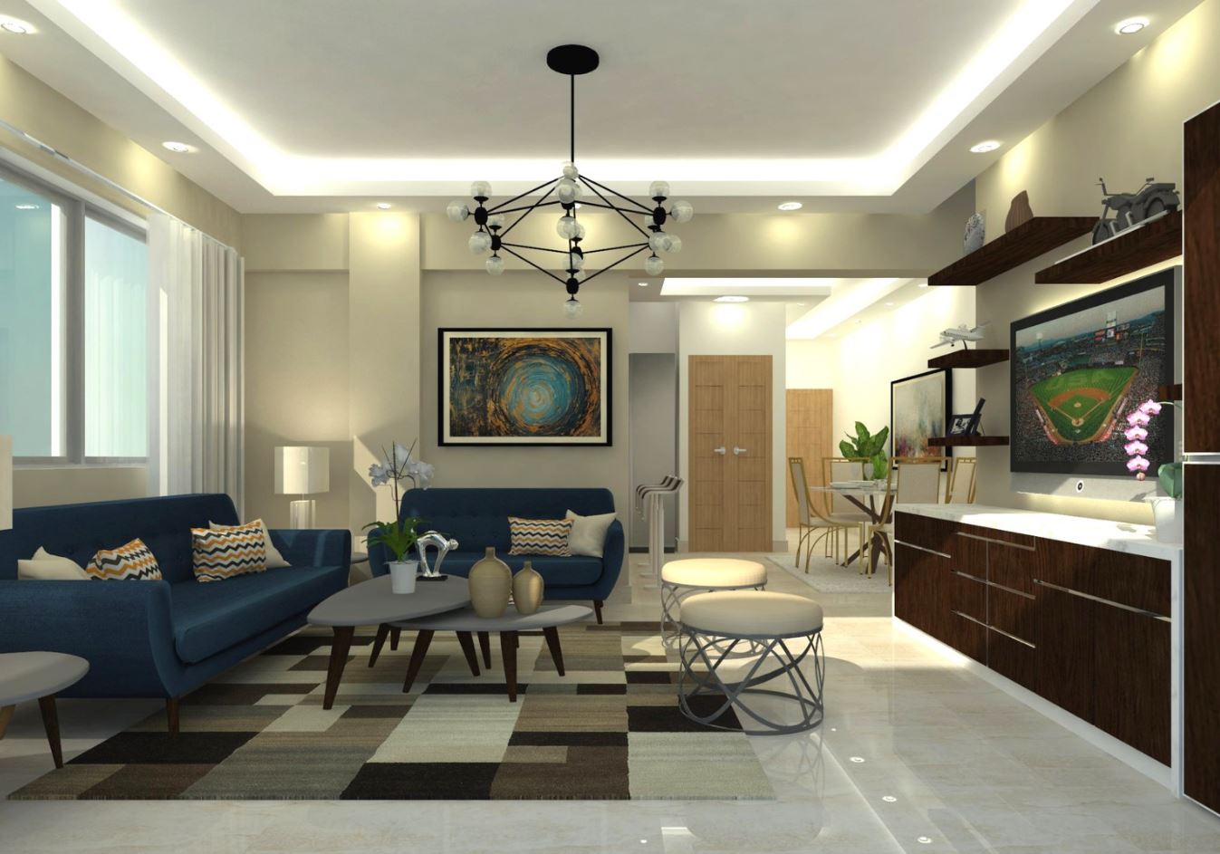 Apartamento de 2 Habitaciones en venta en Los Cacicazgos – Distrito Nacional